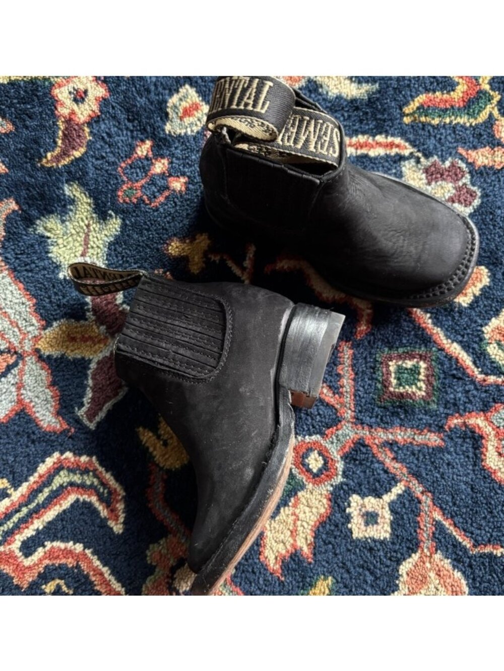 rancho semental Boots Toddler Black Size 14 See Measurements